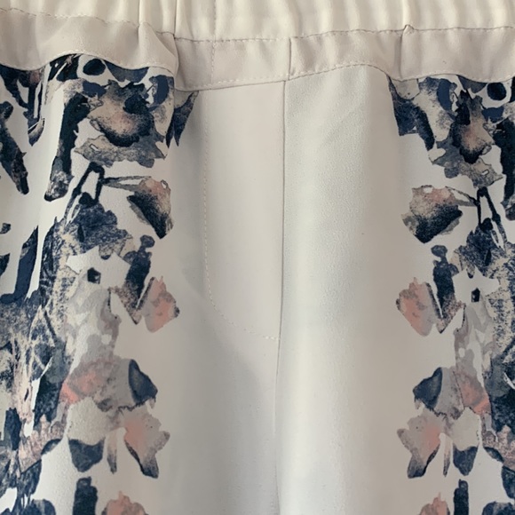 NWOT BCBG Maxazria Runway Gabriel Pant Floral Mesh Pants - Picture 6 of 11